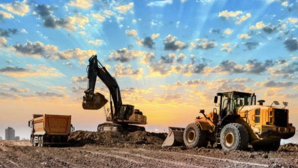 Specialized industrial vehicle in action